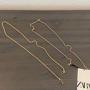 Two Gold Chain Straps for Purses